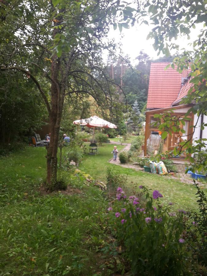 Ferienwohnung Kräuter-Heidi Schwielowsee Exterior foto